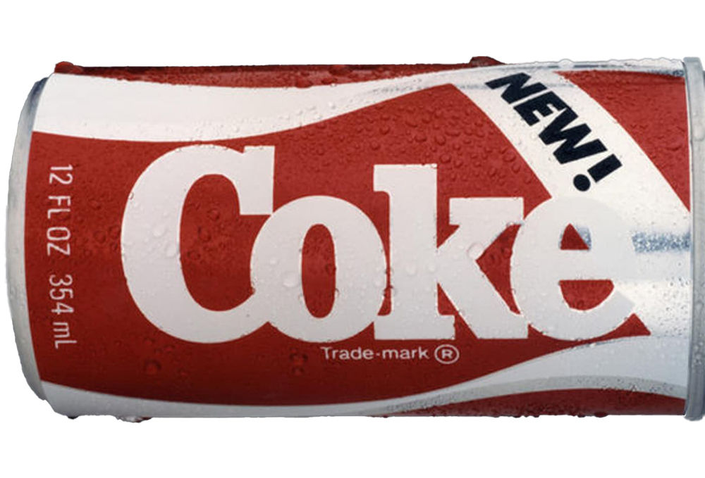 New Coke. So good they... brought back old Coke.